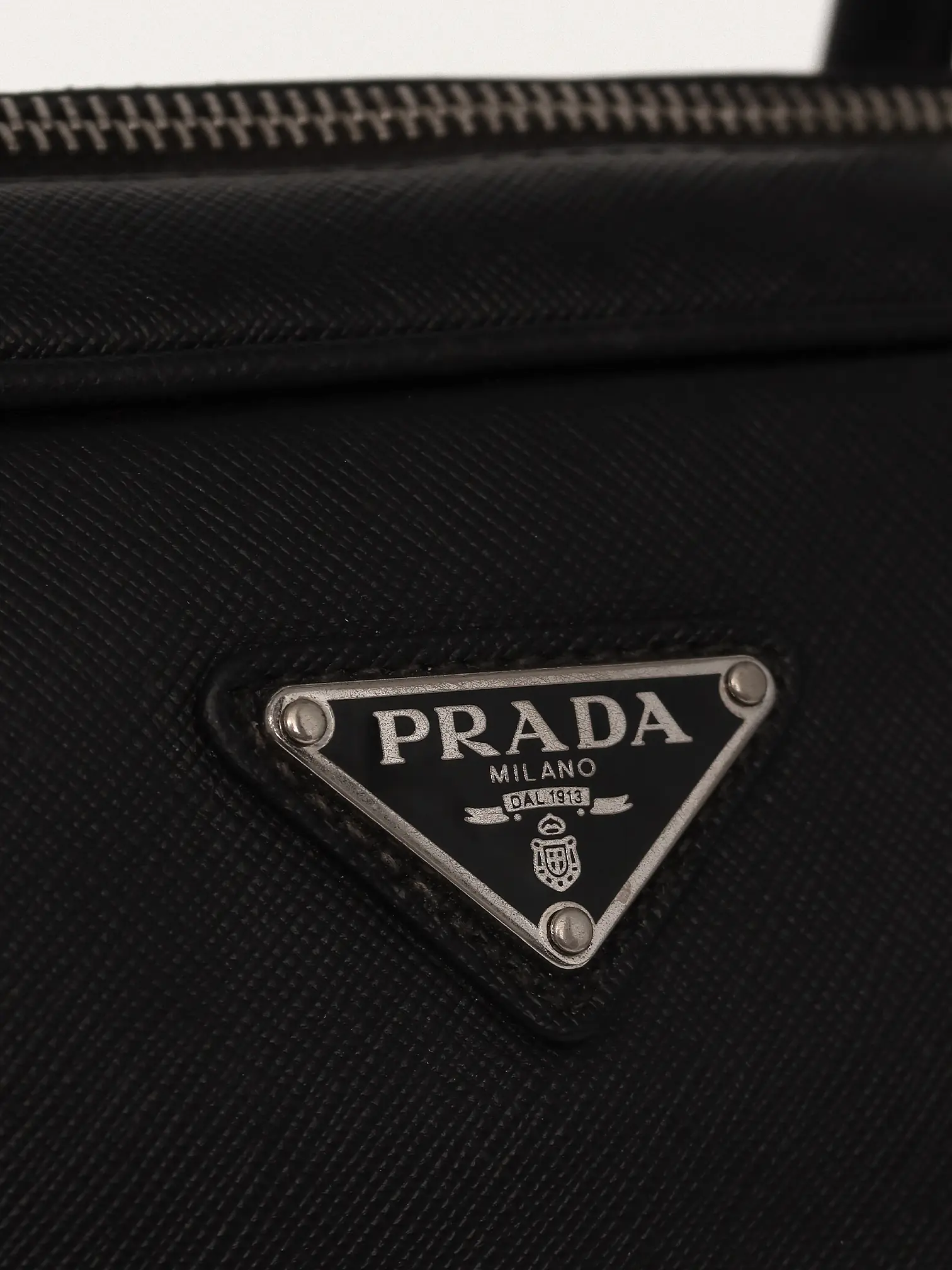 Prada Travel Leather Briefcase - Master