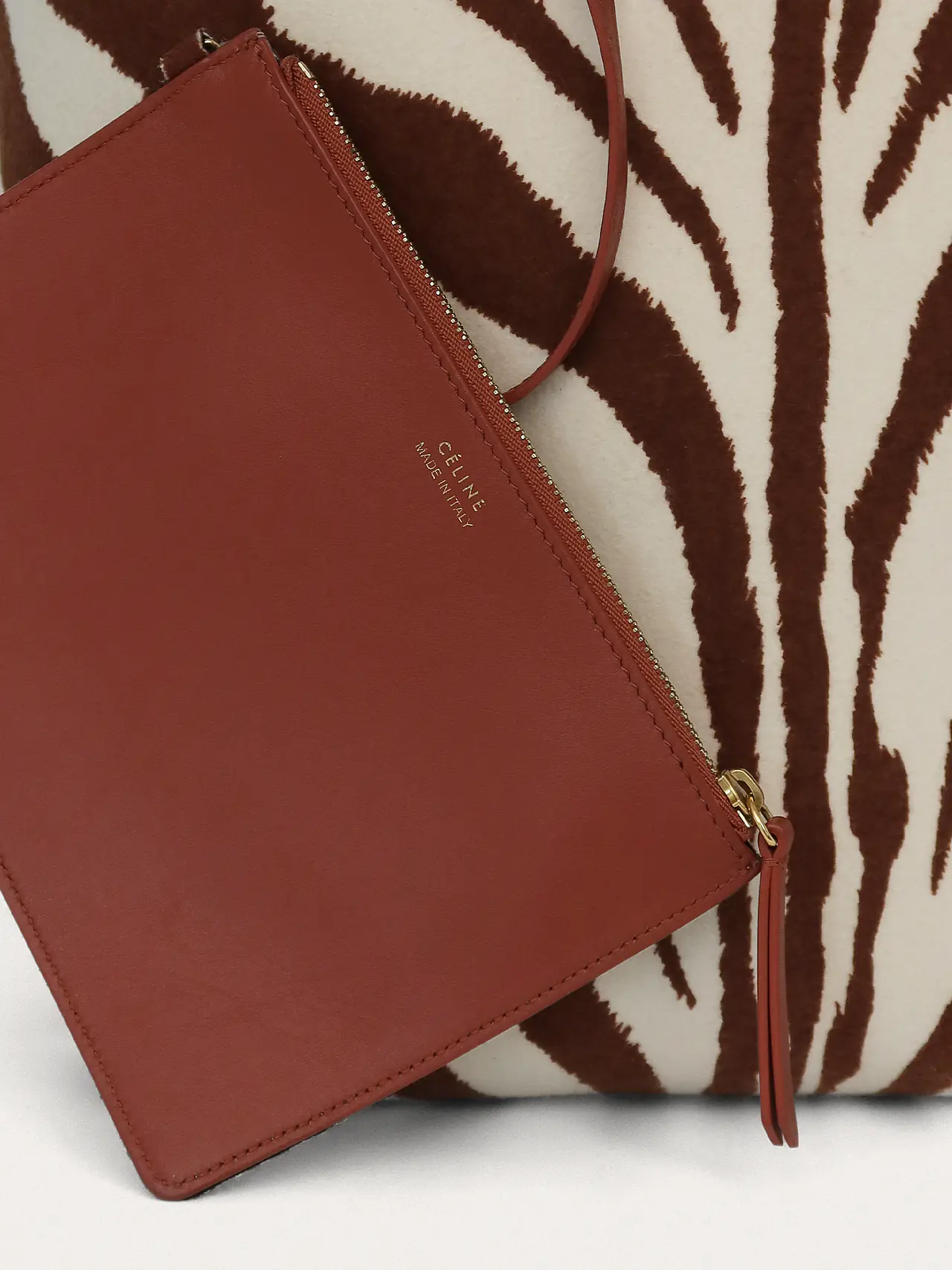 Celine Cabas Zebra Bag - Master
