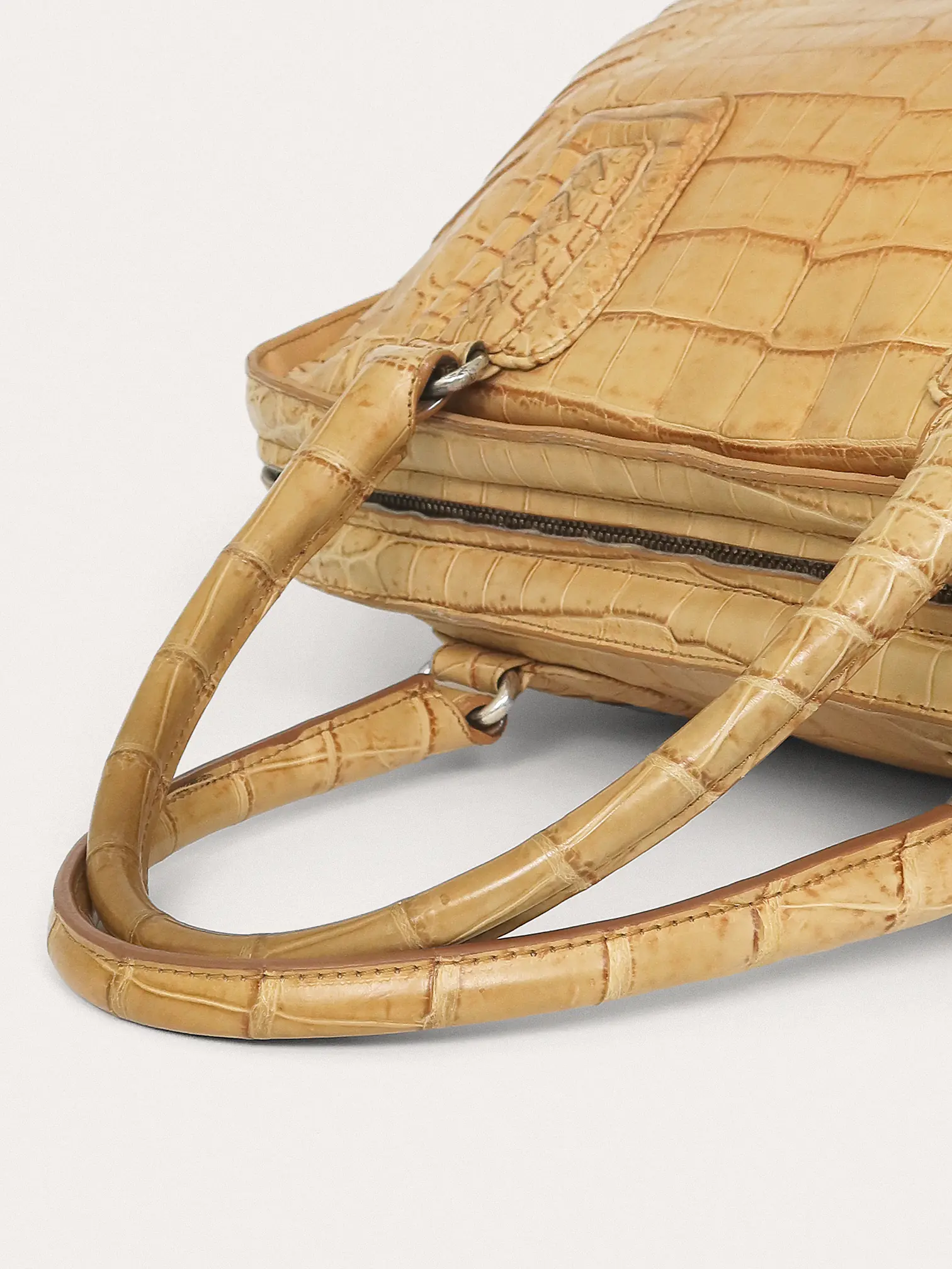 Soft Crocodile Bowler Bag - Master