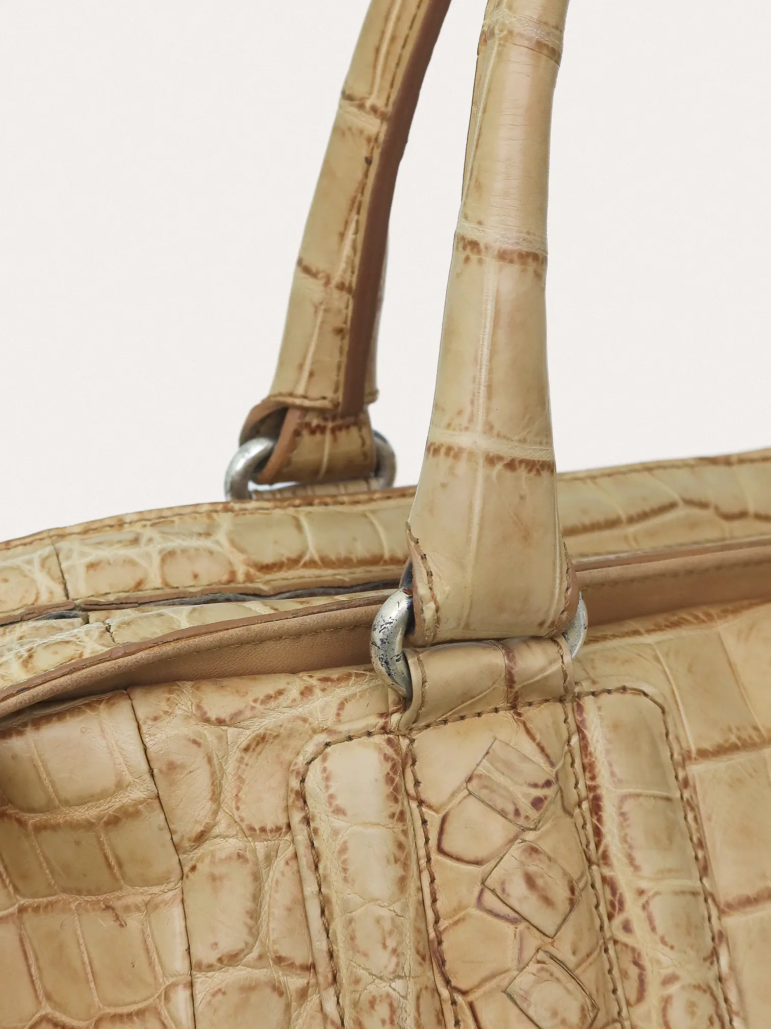 Soft Crocodile Bowler Bag - Master