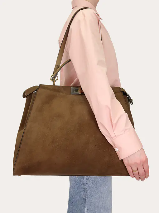 Peekaboo Tan&Multicolor bag - Master