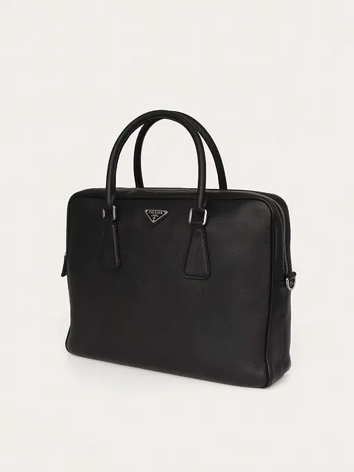 Prada Travel Leather Briefcase - Master