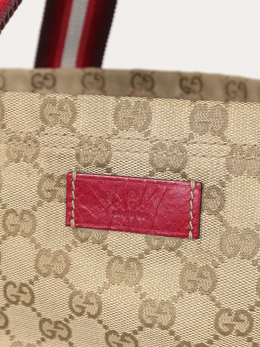 GG Canvas Sherry Line Tote Bag - Master