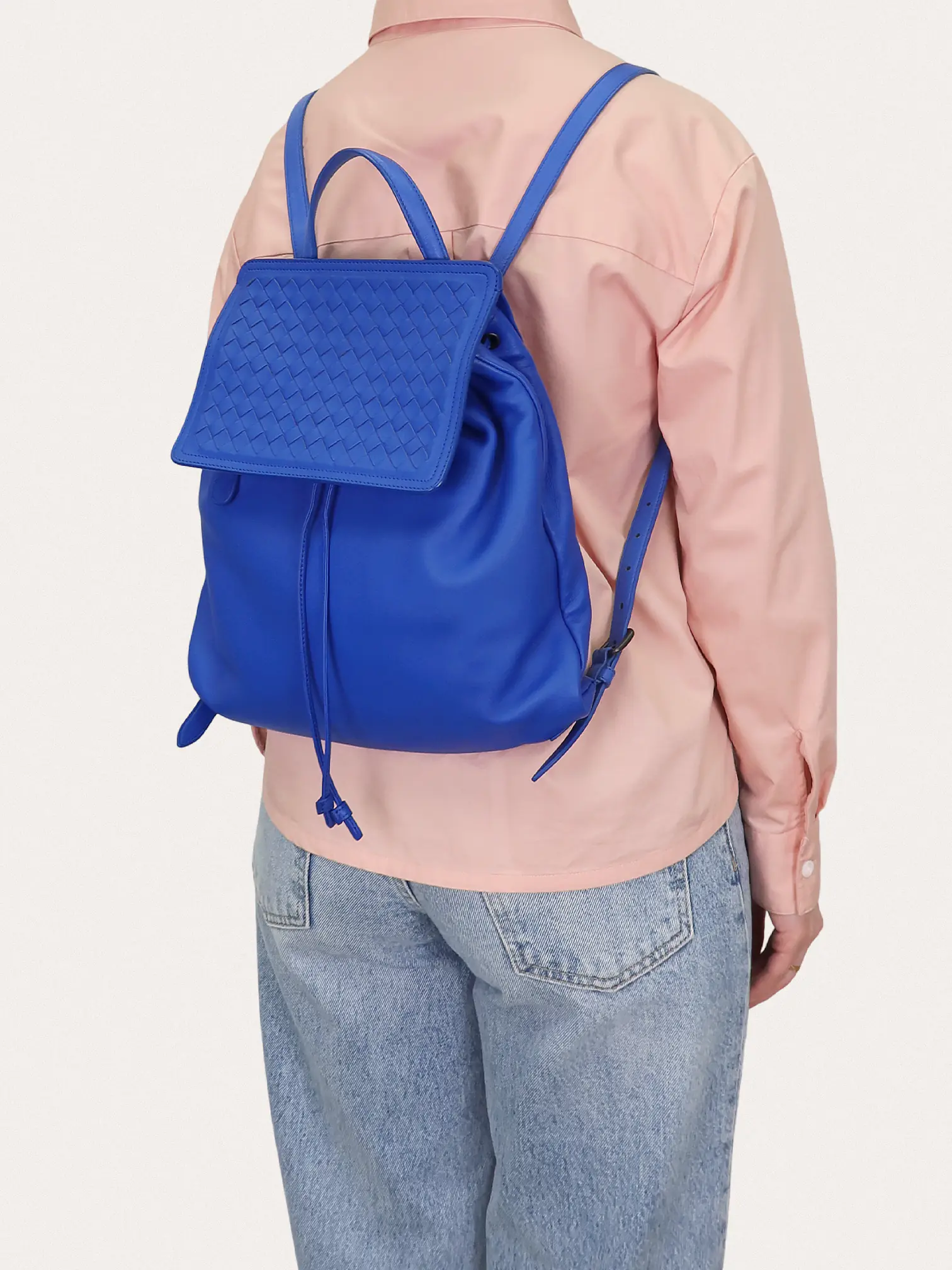 Intrecciato leather backpack - Master