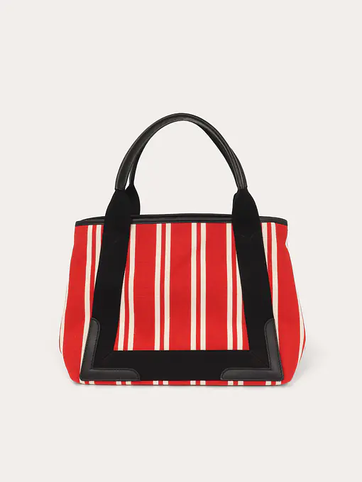 Striped Navy Cabas S Tote - Master
