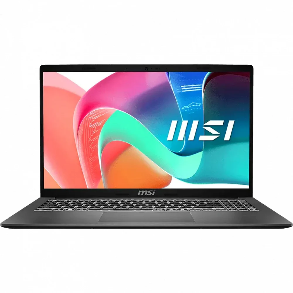 Ноутбук MSI Modern 15 F1MG-1200RU Core 5 120U 16Gb SSD512Gb Intel Graphics 15.6" IPS FHD (1920x1080) Windows 11 Pro grey WiFi BT Cam (9S7-15S111-1200)