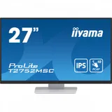 Монитор Iiyama 27" ProLite T2752MSC-W1 белый IPS LED 5ms 16:9 HDMI M/M матовая 1000:1 400cd 178гр/178гр 1920x1080 60Hz DP FHD USB Touch 6.7кг