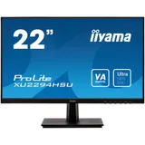 Монитор жидкокристаллический Iiyama Монитор LCD 21.5'' [16:9] 1920х1080(FHD) VA, nonGLARE, 250cd/m2, H178°/V178°, 3000:1, 80M:1, 16.7M, 4ms, VGA, HDMI, DP, USB-Hub, Tilt, Speakers, 3Y, Black