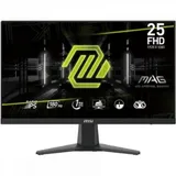 MSI MAG 256F 24,5" 16:9 FHD(1920x1080) Rapid IPS Flat,1ms(GTG),1000:1,100M:1,250nit,178/178,2xHDMI 2.0,1xDP 1.2, Tilt,VESA,180HZ,Black,1y war-ty