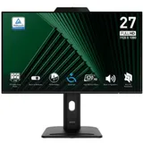 Монитор 27" MSI PRO MP272PMG IPS 1920x1080 120Hz 1ms 300cd/m 1500:1 HDMI VGA DP 3xUSB 2x2W Web-Камера, Регулировка Высоты HAS, Размещение телефона на подставке, Черный