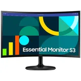 Монитор, Samsung, S3 LS24D364GAIXCI, Изогнутый, 24", 1920 x 1080, VA, 100 Гц, VGA*1, HDMI*1, 3000:1, 250 кд/м, 4 мс, 75x75, 16:9, Черный