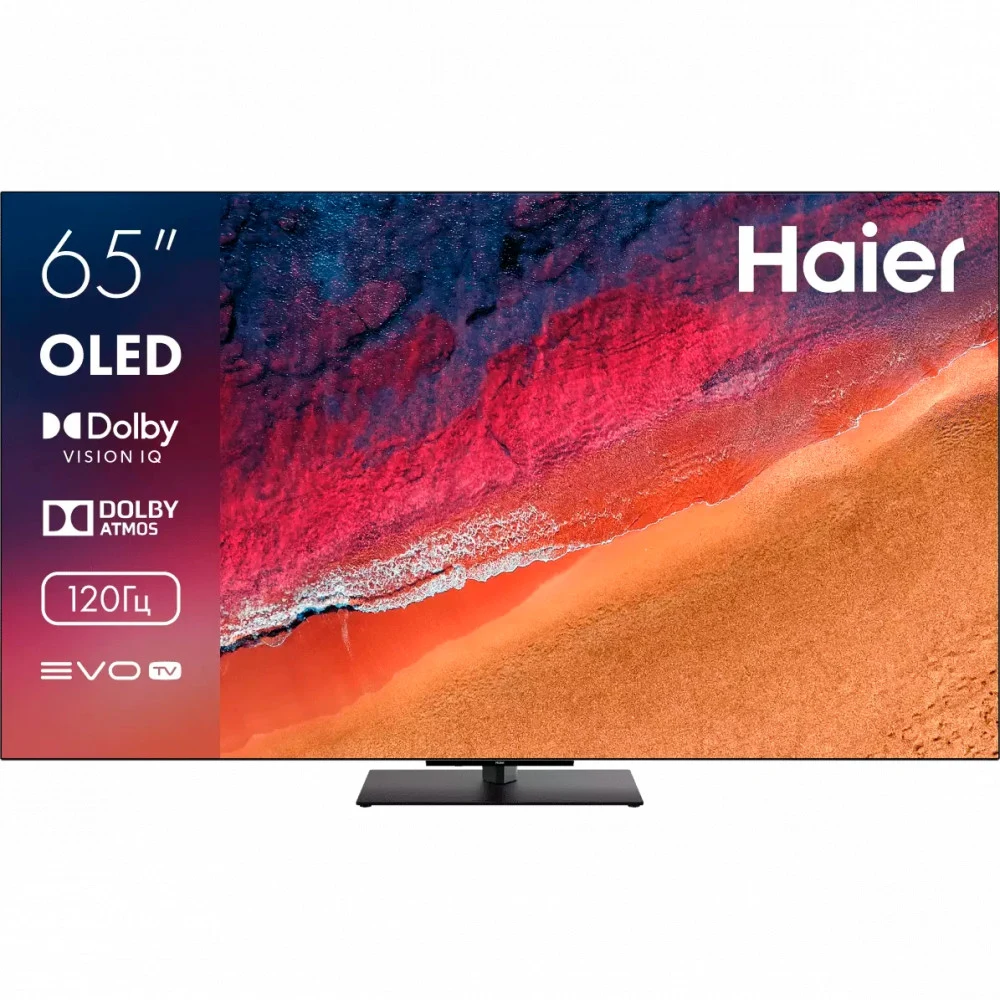 Телевизор OLED/ Телевизор OLED Haier 65" S9 Pro Frameless черный 4K Ultra HD 120Hz DVB-T DVB-T2 DVB-C DVB-S2 USB WiFi Smart TV