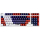 Клавиатура A4Tech Bloody S98 Sports Navy BLMS Plus механическая синий/белый USB for gamer LED (S98 SPORTS NAVY BLMS RED PLUS)