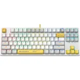 Клавиатура A4Tech S87 Energy механическая белый USB for gamer LED (S87 USB ENERGY WHITE) кабель 1.8м