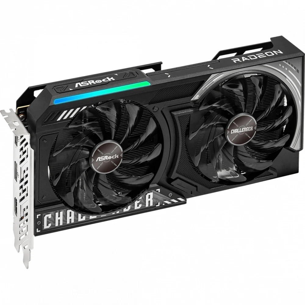 Видеокарта Asrock PCI-E 5.0 RX9060 CL 8G AMD Radeon RX 9060 8Gb 128bit GDDR6 2400/18000 HDMIx1 DPx2 HDCP Ret