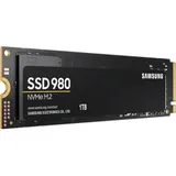 Твердотельные накопители/ Samsung SSD 980, 1000GB, M.2(22x80mm), NVMe 1.4, PCIe 3.0 x4, 3-bit MLC, R/W 3500/3000MB/s, IOPs 500 000/480 000, TBW 600, DWPD 0.33