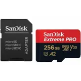 Карта памяти Sandisk Extreme Pro microSDXC 256GB + SD Adapter + Rescue Pro Deluxe 200MB/s