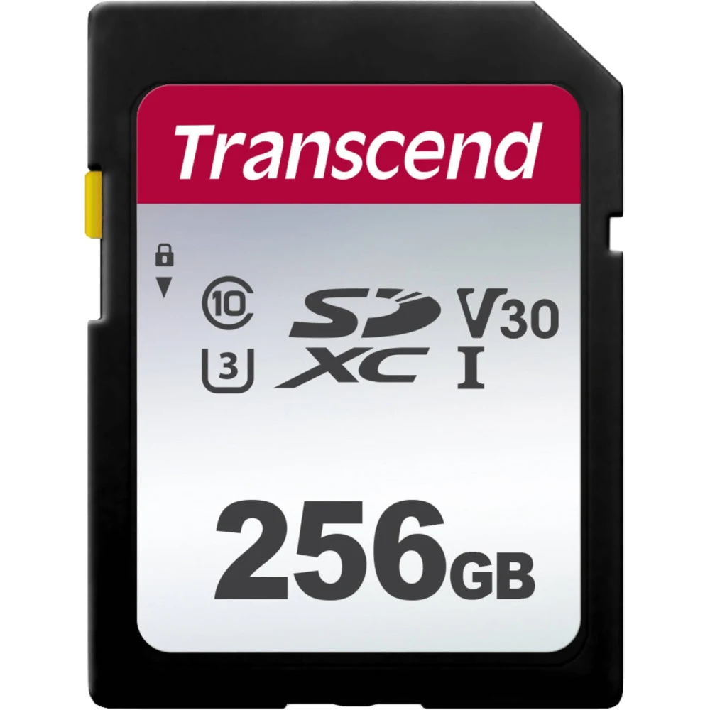 Флеш карта SDXC 256Gb Transcend Class 10 UHS-I U3 R95, W40 MB/s (TS256GSDC300S)