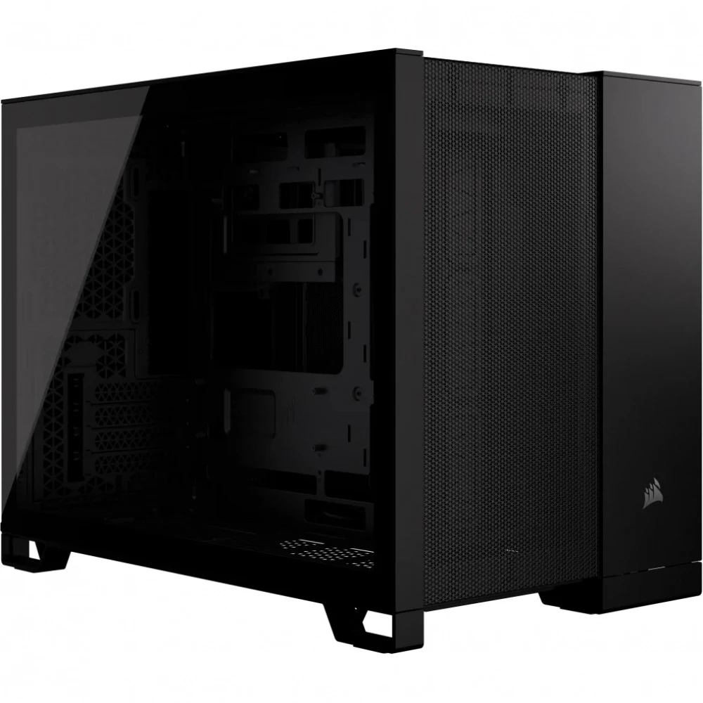 Корпус без блока питания/ Case Corsair 2500D Airflow, Midi-Tower, TG, no fan, 2xUSB-A 3.2, 1xUSB 3.2 Type-C, mATX, mITX Black