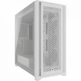 Корпус без блока питания/ Case Corsair 5000D CORE Airflow, Midi-Tower, TG, no fan, 2xUSB-A 3.2, 1xUSB 3.2 Type-C, E-ATX, ATX, mATX, mITX White