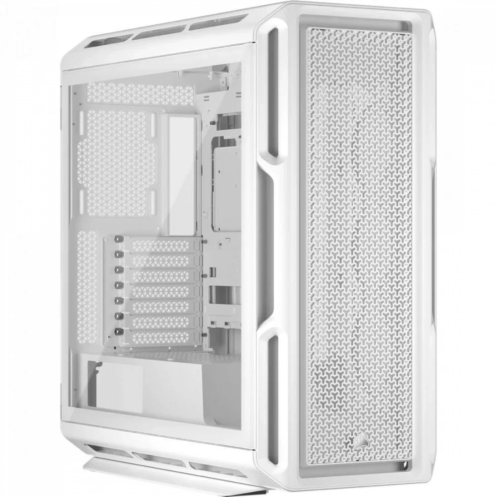 Корпус без блока питания/ Case Corsair 5000T, Midi-Tower, TG, no fan, 4xUSB-A 3.2, 1xUSB 3.2 Type-C, E-ATX, ATX, mATX, mITX White