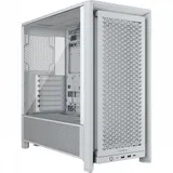 Корпус без блока питания/ Case Corsair Frame 4000D, Midi-Tower, TG, no fan, 2xUSB-A 3.2, 1xUSB 3.2 Type-C, E-ATX, ATX, mATX, mITX White