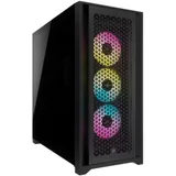 Корпус Corsair 5000D RGB Airflow, Mid Tower, Black,4x2.5"/2x3.5"HDD,2xUSB3.0,1xUSB-C, Mic/Audio