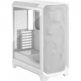 Корпус ПК без блока питания/ Case Fractal Design Meshify 3 TG Clear Tint, Midi-Tower, 3x140mm, 2xUSB-A 3.2 + 1xUSB 3.2 Type-C E-ATX, ATX, mATX, mITX, White
