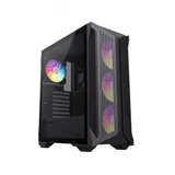 Компьютерный корпус, Gamemax, Brufen COC, 1126-3608R0043, Mid Tower, E-ATX/ATX/ m-ATX/ITX, USB3.0*2, Type-C*1, HD-Audio, Кулер ARGB 5*12см, Длина процессорного кулера 170мм, Длина VGA 340мм, Количес