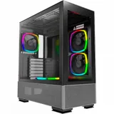 Корпус Montech Sky Two черный без БП ATX 3x140mm 2xUSB3.0 audio bott PSU