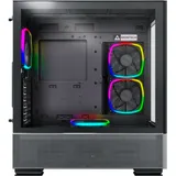 Корпус Montech Sky Two черный без БП ATX 3x140mm 2xUSB3.0 audio bott PSU