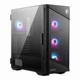 MPG VELOX 100R 2xUSB 3.0, 1xType C, 4x120mm ARGB Fan, ARGB Control Board, Tempered Glass Window, Glass Front Panel, Brown Box (829315)
