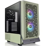 Компьютерный корпус, Thermaltake, Ceres 300 TG ARGB Matcha Green, CA-1Y2-00MEWN-00, Mid Tower, USB 2*3.0/1*Type C, HD-Audio+Mic, Кулер 2*140 мм, Высота процессорного кулера до 185мм, Длина VGA до 37