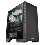 Компьютерный корпус, Thermaltake, S300 TG, CA-1P5-00M1WN-00, ATX, USB 2.0x2/USB 3.0x1, HD Audio x1, 2*3.5/ 2*3.5, Высота процессорного куллера до 170 мм, Длина VGA до 360 мм, 493*230*508мм, Без Б/П,