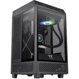 Компьютерный корпус, Thermaltake, The Tower 100, CA-1R3-00S1WN-00, SPCC, Tempered Glass*3, Mini-ITX, USB 3.2 (Gen 2) Type-C x 1, USB 3.0 x 2, 1 х 120 мм (верхн.панель), 1 х 120 мм (задн.панель), Чёр