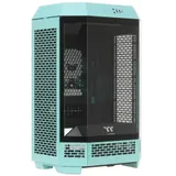 Корпус Thermaltake The Tower 300 Turquoise без БП mATX 11x120mm 5x140mm 2xUSB3.0 1xUSB3.1 audio bott PSU
