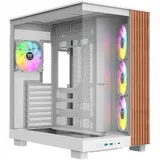 Компьютерный корпус, Thermaltake, View 380 XL WS ARGB Snow, CA-11E-00M6WN-WS, ATX / m-ATX/m-ITX, 1*3.5"/2*2.5", Высота кулера до 160 мм, Длина VGA до 420 мм, 471x 288 x 473 мм, Без Б/П, Белый
