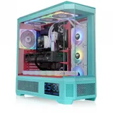 Компьютерный корпус, Thermaltake, View 600 TG Mint Strawberry, CA-11H-00FLWN-00, E-ATX / ATX, 3*3.5"/3*2.5", Высота кулера до 175 мм, Длина VGA до 480 мм, 560 249 584 мм, Без Б/П, Голубой