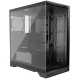 Корпус XPG INVADER X BLACK (INVADERXMT-BKCWW) Mid-Tower Gaming ATX PC Case with Panoramic View, Tempered Glass Panels, and RGB Lighting Black