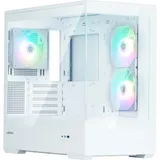 Корпус MiniTower Zalman P30 White V2 (mATX, без БП, ARGB, USB3.2 Type-A + USB3.2 Type-C) (Zalman P30 White V2)
