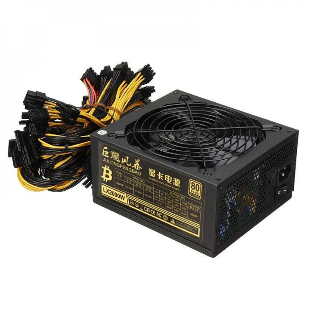 Блок питания ATX 2000W JULONGFENGBAO LX2000T