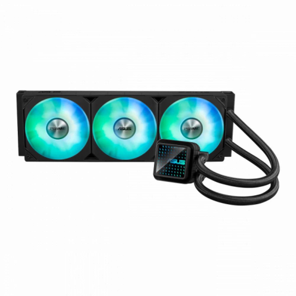 СЖО ASUS PRIME LC 360 ARGB LCD, 360mm, ARGB Fans, Cooper PUMP LCD, BOX
