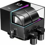 Система водяного охлаждения PcCooler DS360 BK Soc-AM5/AM4/1200/1700/1851 черный 4-pin Al LCD 300W Ret (DS360-BKNWXX-GL)