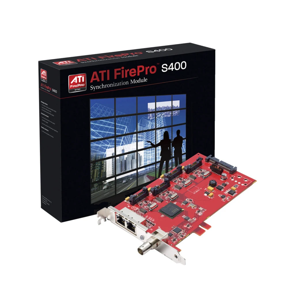 Графический процессор AMD Radeon FirePro S400 Sync Module.(AW100505981)(100-505981) RTL AMD FirePro S400 Sync Module.(AW100505981)(100-505981) RTL