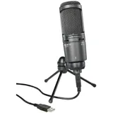 Microphone Audio-Technica AT2020USB+, 20-20000Hz, USB power, 3.1m cable, tripod