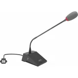 Микрофон Infobit [iSpeaker MD30] Настольный микрофон на гусиной шее, Dante/AES67