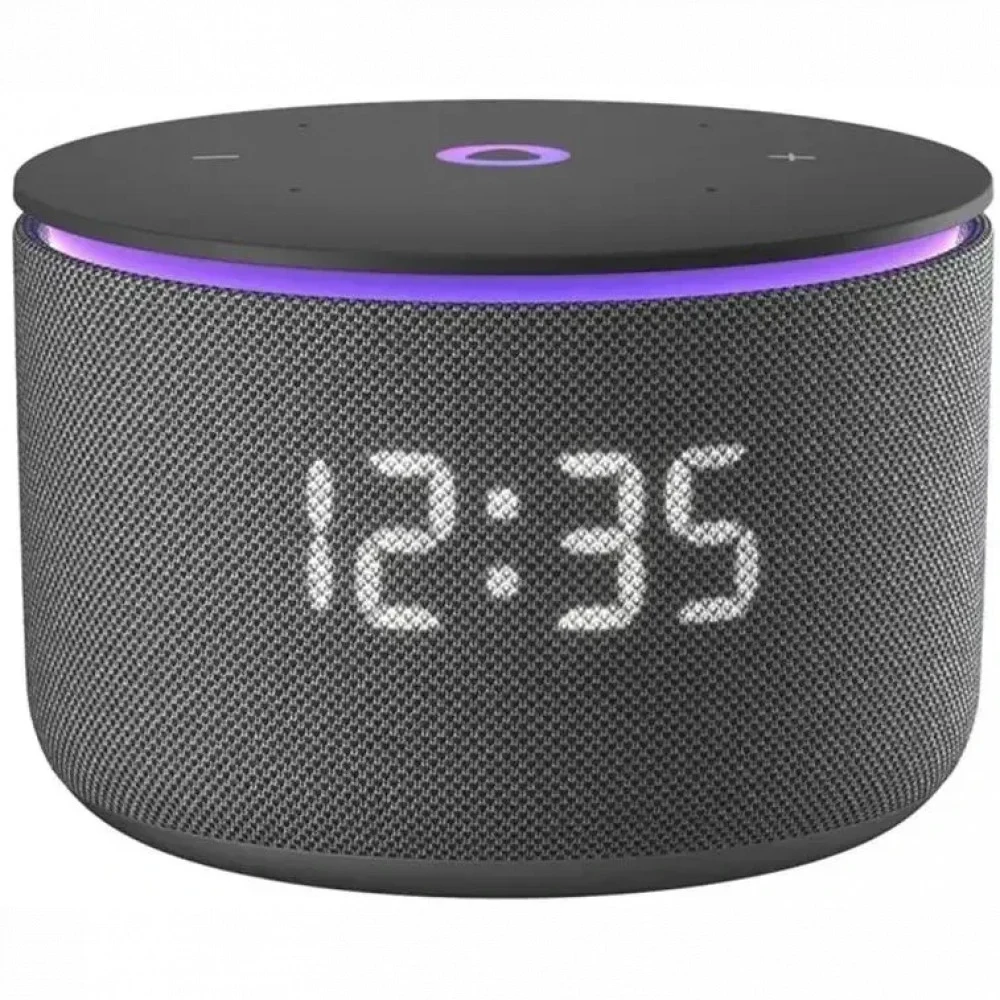 Умная колонка Яндекс Станция Мини 3 Про с Алисой /18 Вт/Zigbee 3.0/1 динамик/3 микрофона/LED-дисплей/LED-подсветка/Bluetooth 5.0/Wi-Fi 2.4 и 5 ГГц/черный (YNDX-00059BLK)