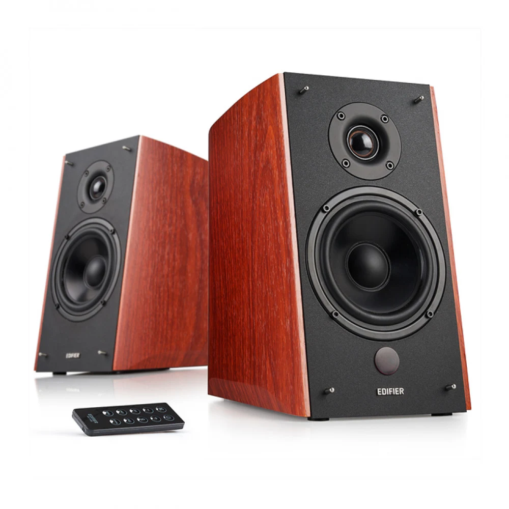 Акустическая система Bluetooth Edifier R2000DB Brown &lt 2.0, RMS 120Вт, 50Гц-20кГц, BT, Пульт&gt
