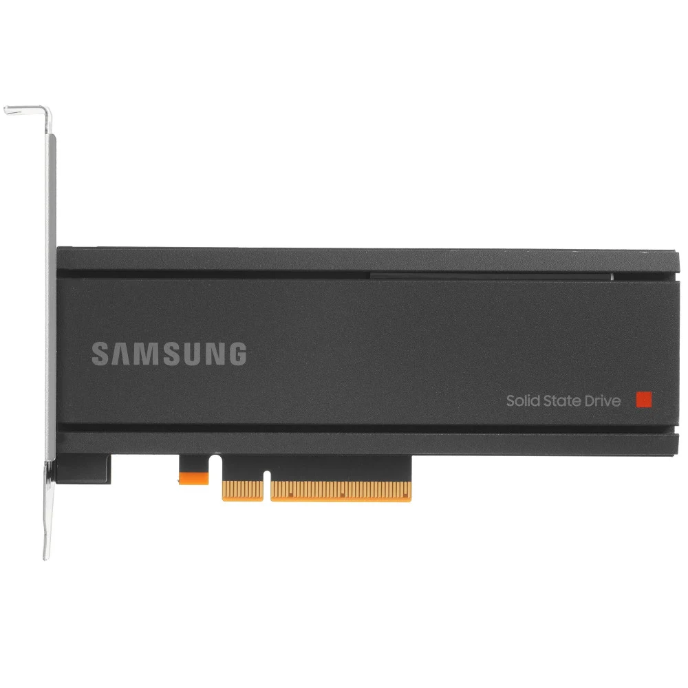 Серверный SSD Samsung PM1735, 1600GB, HHHL, NVMe, PCIe 4.0 x8, V-NAND, R/W 7000/2400MB/s, IOPs 1 000 000/200 000, TBW 8760, DWPD 3 (12 мес.) [MZPLJ1T6HBJR-00007]