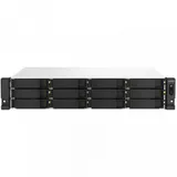 QNAP SMB 2U/12bay QC 2,0GhzCPU/8Gb(upto16Gb)/upto 24HDD with TL-R1200S-RP/SATA(3,5" 2,5")/ 4xUSB/1xExp.slot/2x2,5Gb/1xHDMI/iSCSI/2xPS/no rail/3YW TS-1264U-RP-8G-EU-RU